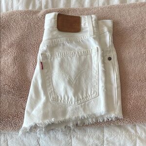 Levi's Women’s 501 Original Short White - Size 24